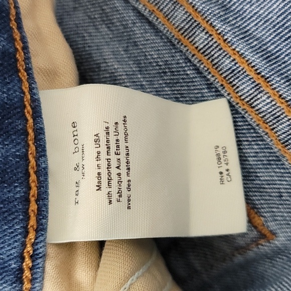 Rag & Bone Jeans | Rag & Bone Dre Low-Rise Slim Boyfriend Jean Mission WHL - Picture 10 of 14